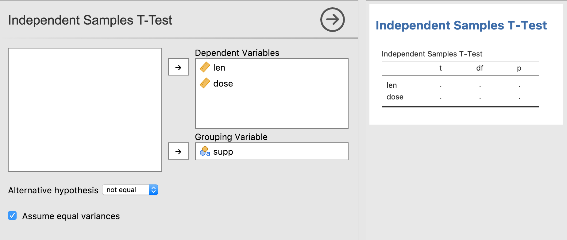 table-bound